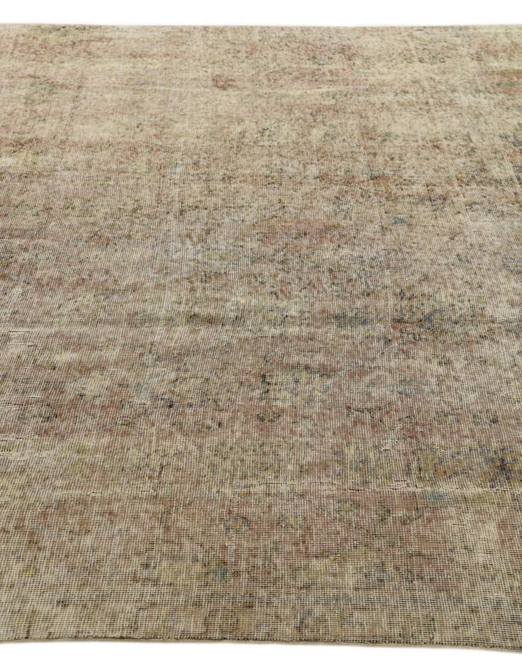 Detail image of  7' 5 x 13' 5  Hand Knotted Ultra Vintage Persian Wool Rug