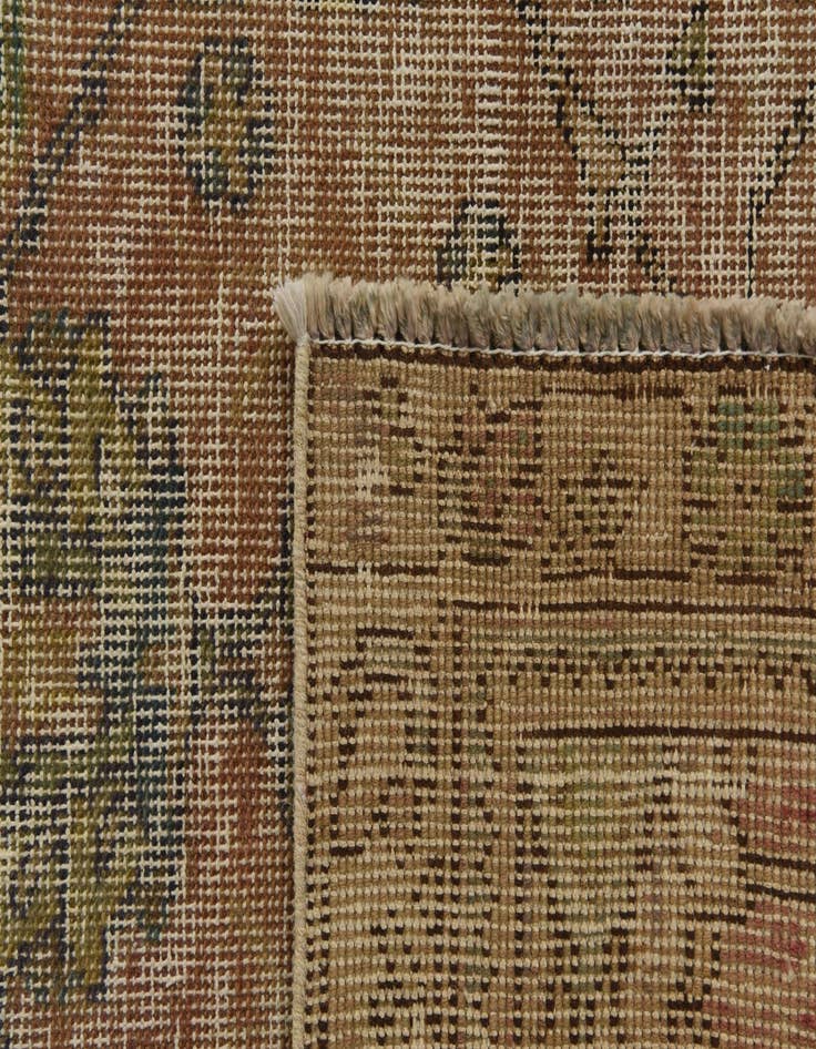 Detail image of  7' 5 x 13' 5  Hand Knotted Ultra Vintage Persian Wool Rug