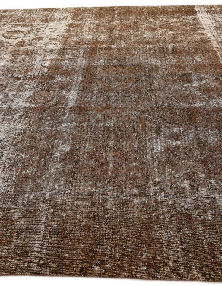 Detail image of  9' 10 x 12' 9  Hand Knotted Ultra Vintage Persian Wool Rug