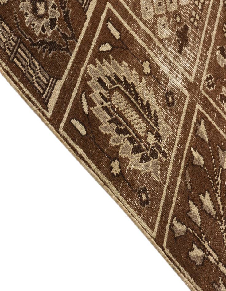 Detail image of  4' x 6' 10  Hand Knotted Ultra Vintage Persian Wool Rug