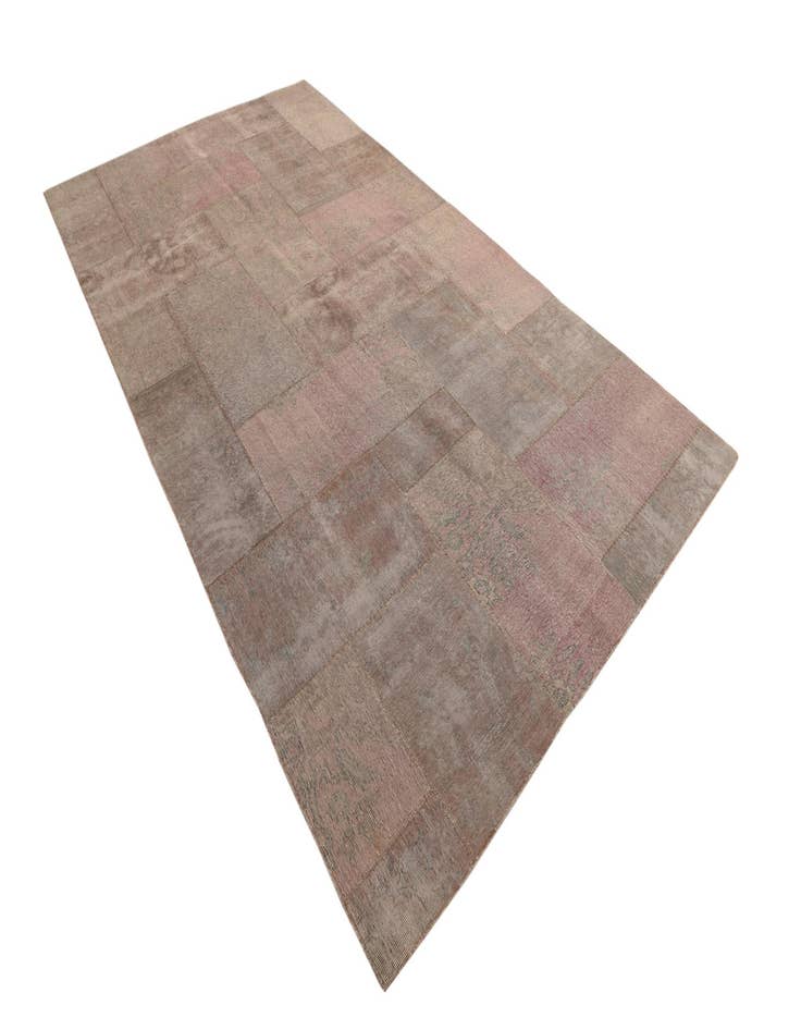 Detail image of  6' 8 x 12'  Hand Knotted Ultra Vintage Persian Wool Rug