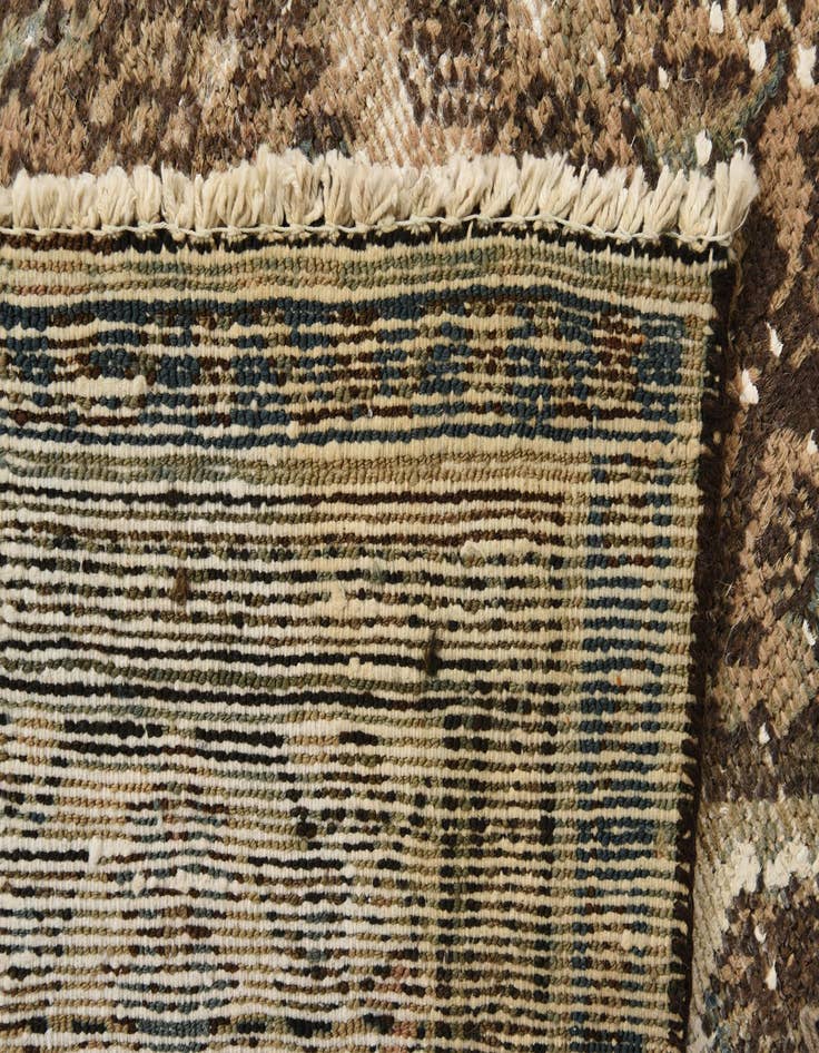 Detail image of  7' x 10' 3  Hand Knotted Ultra Vintage Persian Wool Rug