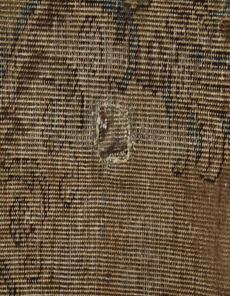 Detail image of  9' 4 x 12'  Hand Knotted Ultra Vintage Persian Wool Rug