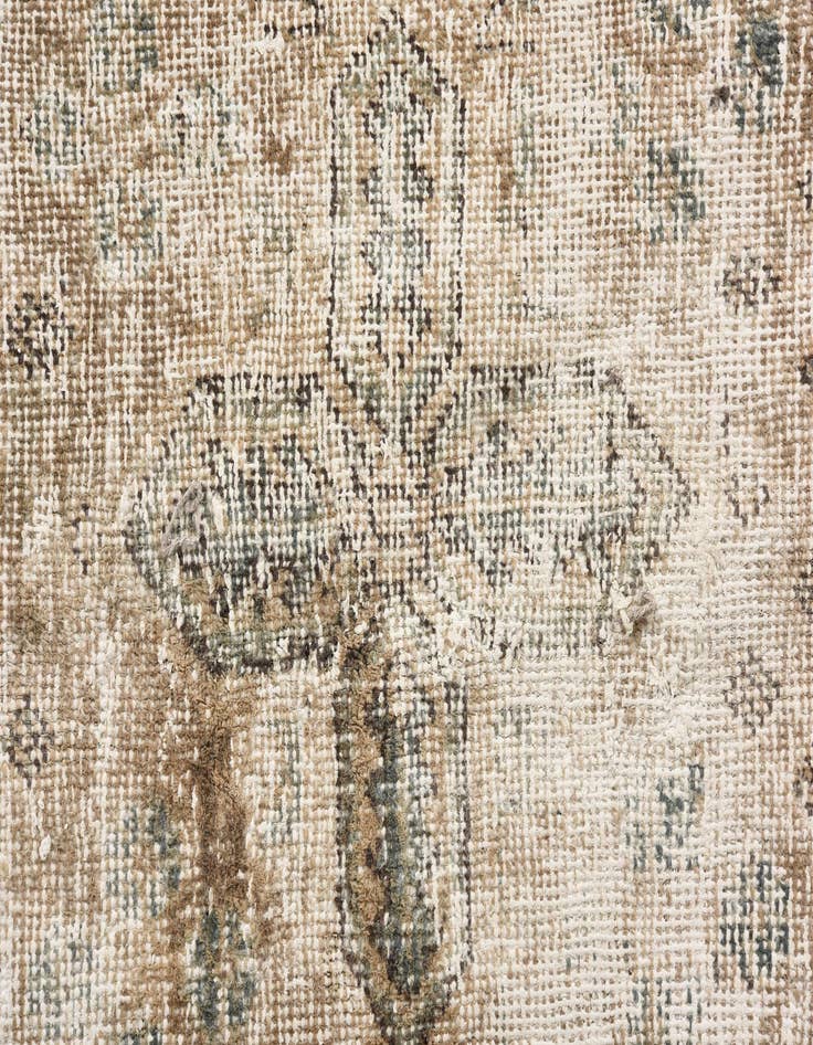 Detail image of  8' 9 x 11' 7  Hand Knotted Ultra Vintage Persian Wool Rug