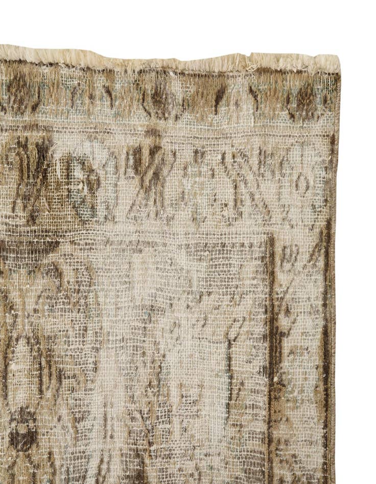 Detail image of  9' 5 x 13'  Hand Knotted Ultra Vintage Persian Wool Rug