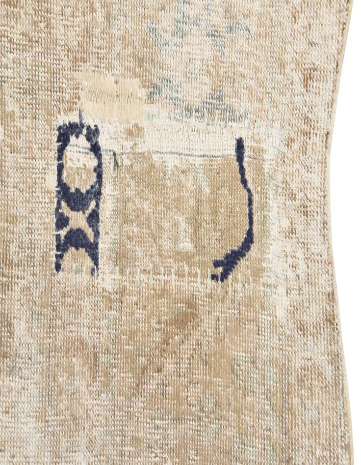 Detail image of  9' 10 x 12' 7  Hand Knotted Ultra Vintage Persian Wool Rug