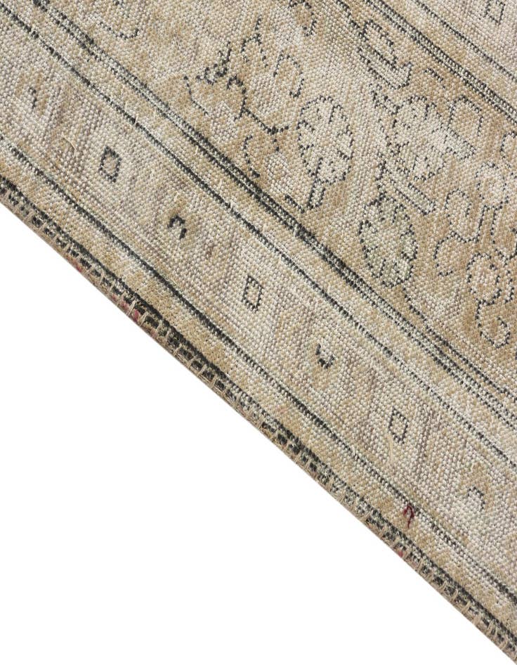 Detail image of  7' 9 x 11'  Hand Knotted Ultra Vintage Persian Wool Rug