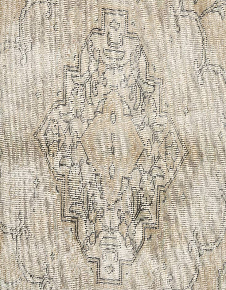 Detail image of  7' 9 x 11'  Hand Knotted Ultra Vintage Persian Wool Rug