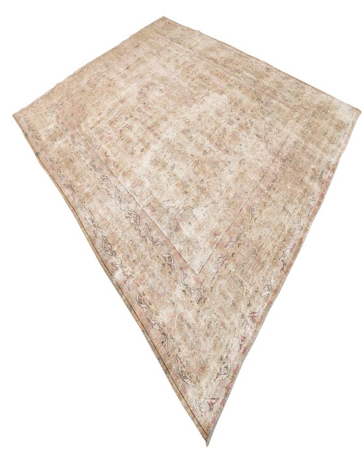 Detail image of  9' 8 x 12' 3  Hand Knotted Ultra Vintage Persian Wool Rug