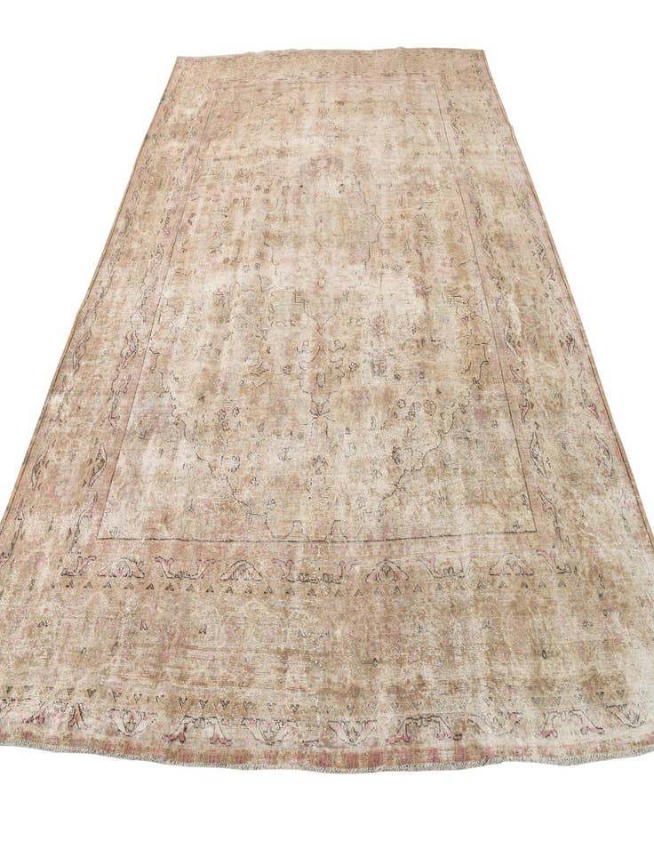 Detail image of  9' 8 x 12' 3  Hand Knotted Ultra Vintage Persian Wool Rug