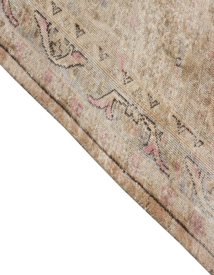 Detail image of  9' 8 x 12' 3  Hand Knotted Ultra Vintage Persian Wool Rug