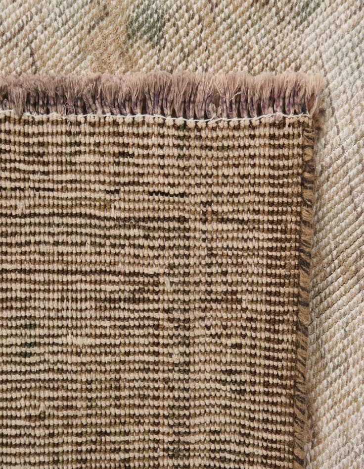 Detail image of  8' x 10' 5  Hand Knotted Ultra Vintage Persian Wool Rug