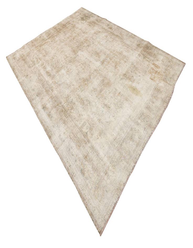 Detail image of  8' x 10' 5  Hand Knotted Ultra Vintage Persian Wool Rug