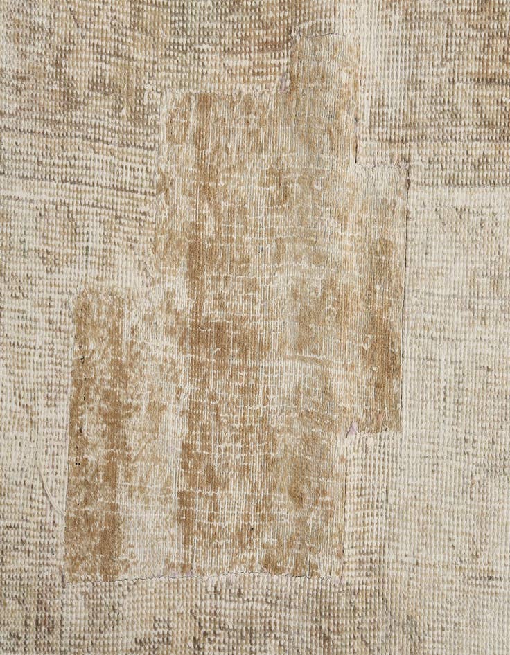 Detail image of  8' x 10' 5  Hand Knotted Ultra Vintage Persian Wool Rug