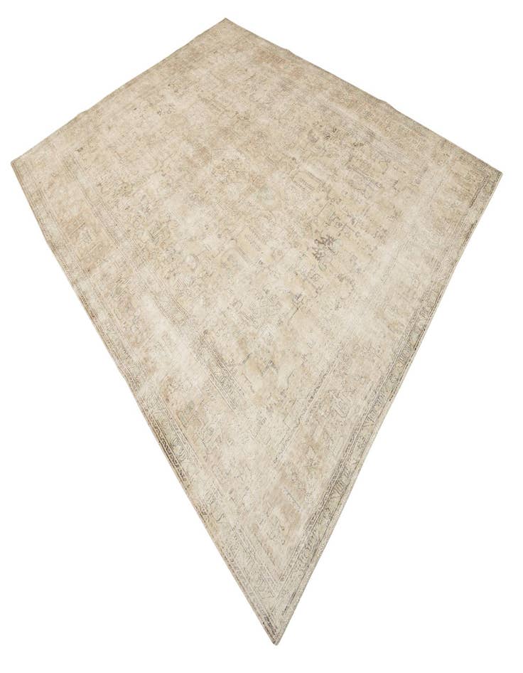 Detail image of  8' 2 x 10' 7  Hand Knotted Ultra Vintage Persian Wool Rug