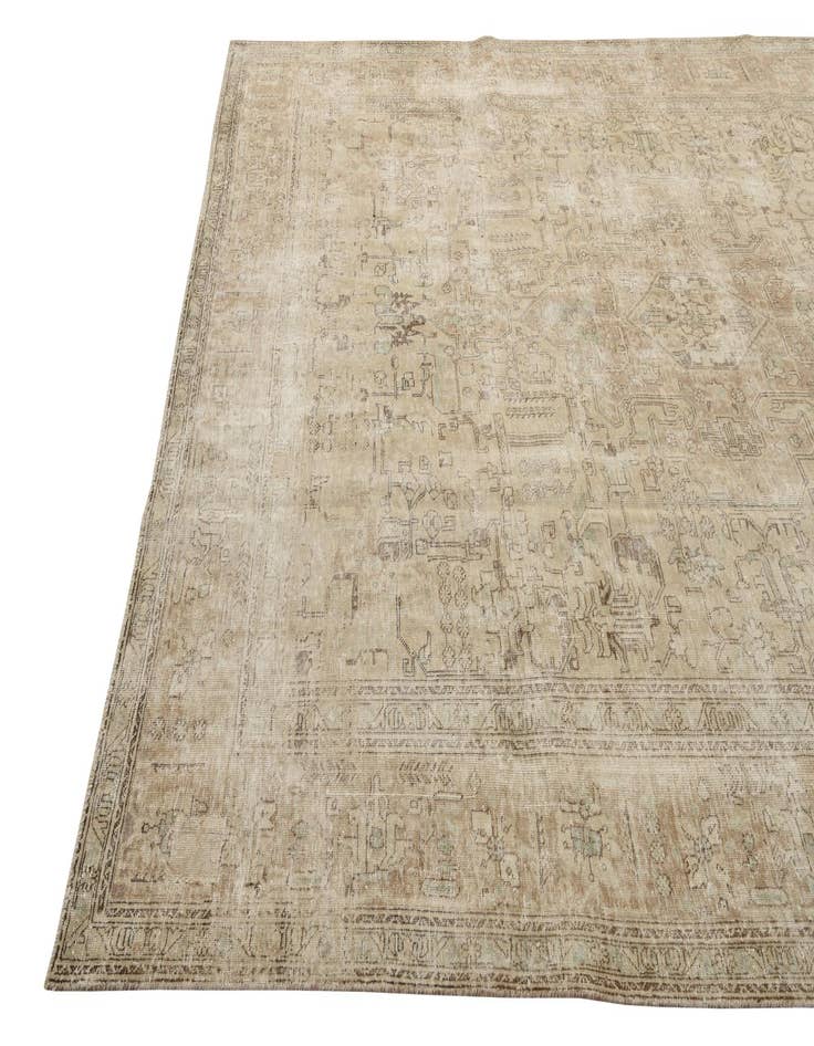 Detail image of  8' 2 x 10' 7  Hand Knotted Ultra Vintage Persian Wool Rug