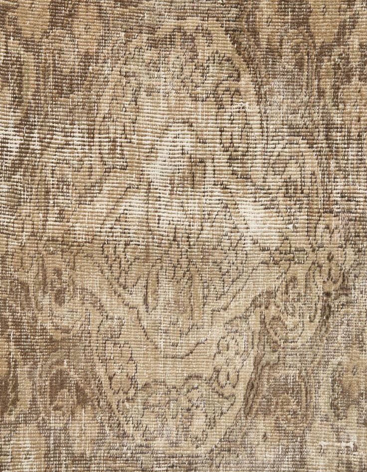 Detail image of  7' 8 x 11'  Hand Knotted Ultra Vintage Persian Wool Rug