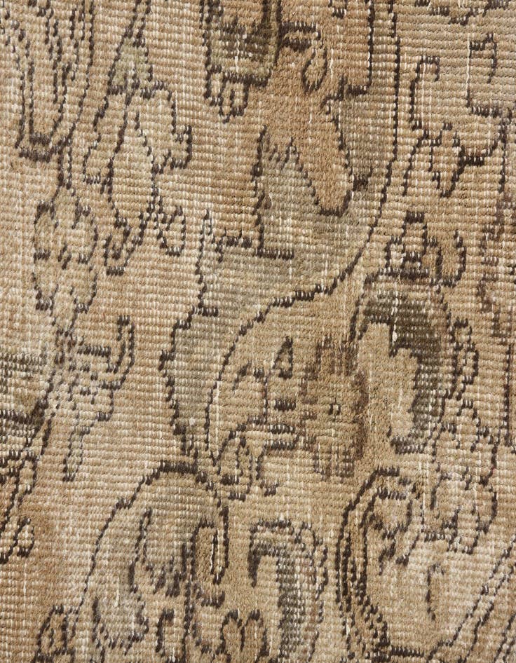 Detail image of  7' 8 x 11'  Hand Knotted Ultra Vintage Persian Wool Rug