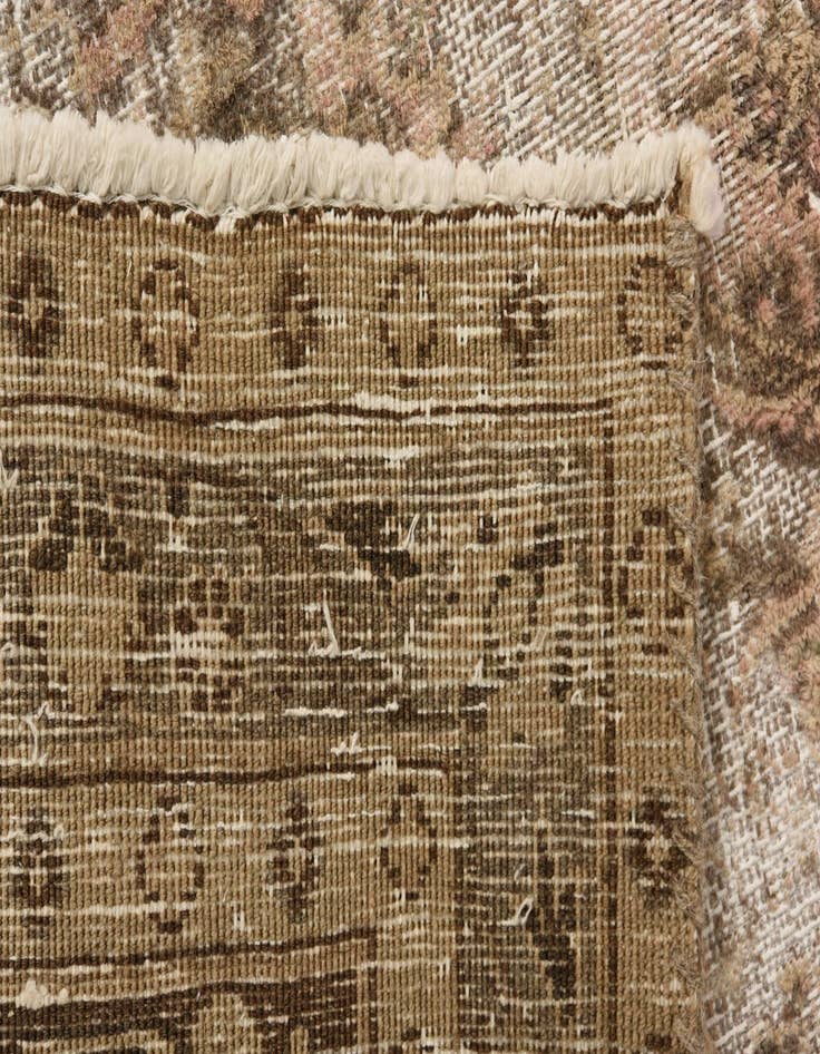 Detail image of  9' 4 x 12' 3  Hand Knotted Ultra Vintage Persian Wool Rug