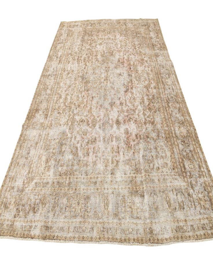 Detail image of  9' 4 x 12' 3  Hand Knotted Ultra Vintage Persian Wool Rug