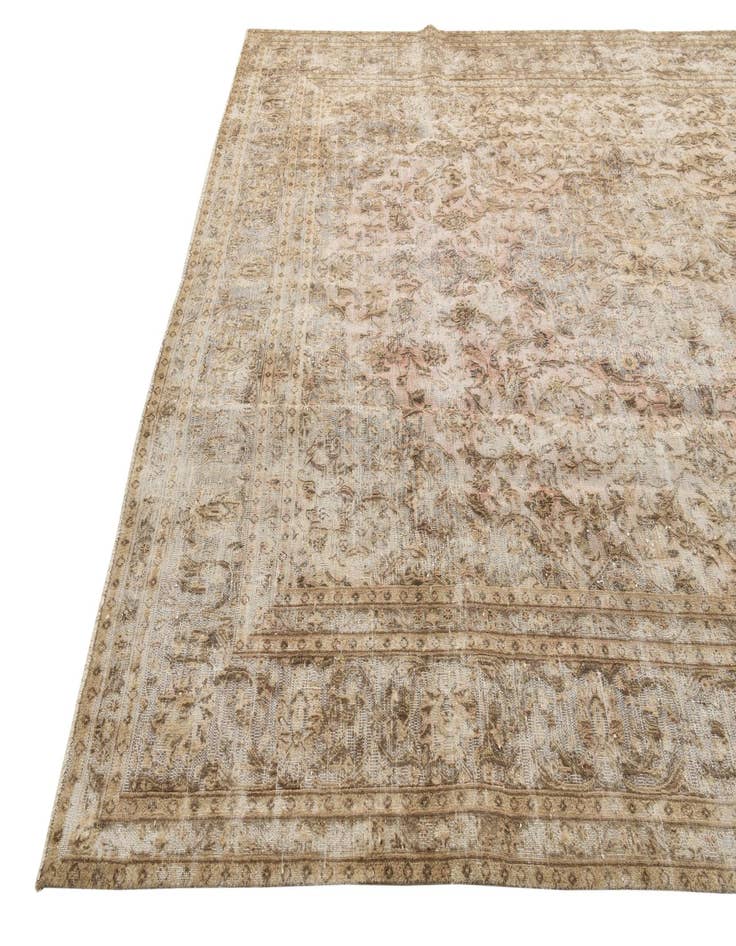 Detail image of  9' 4 x 12' 3  Hand Knotted Ultra Vintage Persian Wool Rug