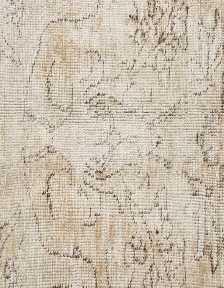 Detail image of  9' 8 x 13'  Hand Knotted Ultra Vintage Persian Wool Rug