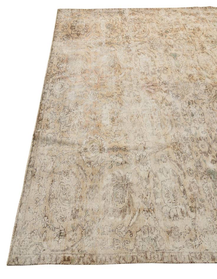 Detail image of  7' 7 x 10' 8  Hand Knotted Ultra Vintage Persian Wool Rug