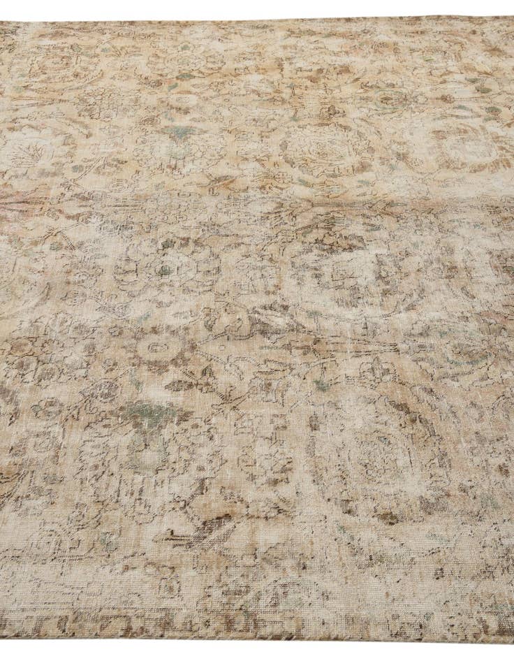 Detail image of  7' 7 x 10' 8  Hand Knotted Ultra Vintage Persian Wool Rug