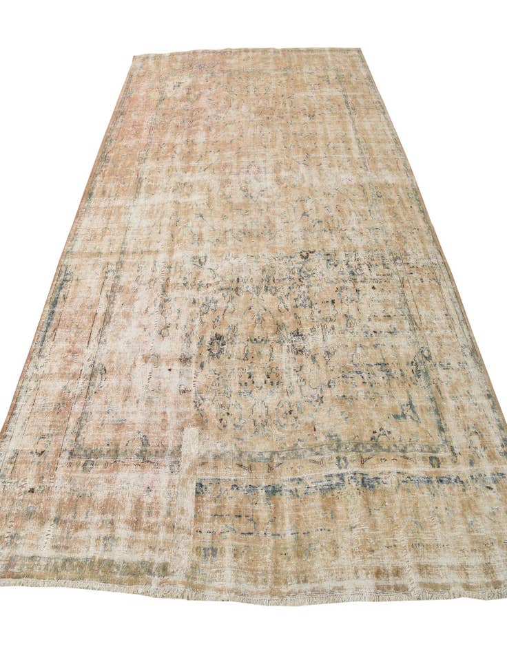 Detail image of  9' 7 x 12' 9  Hand Knotted Ultra Vintage Persian Wool Rug