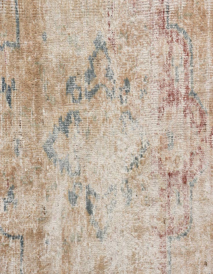 Detail image of  9' 7 x 12' 9  Hand Knotted Ultra Vintage Persian Wool Rug