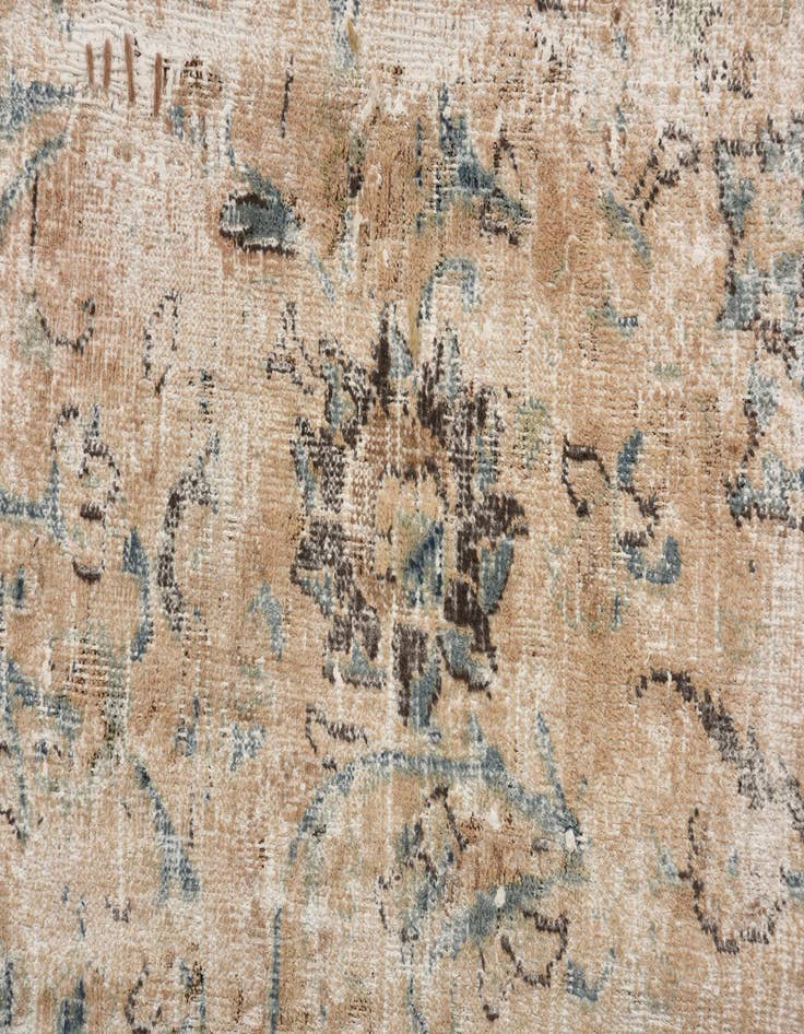 Detail image of  9' 7 x 12' 9  Hand Knotted Ultra Vintage Persian Wool Rug