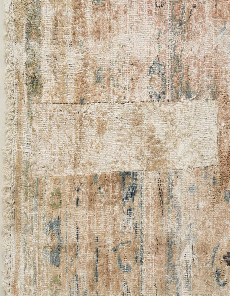 Detail image of  9' 7 x 12' 9  Hand Knotted Ultra Vintage Persian Wool Rug