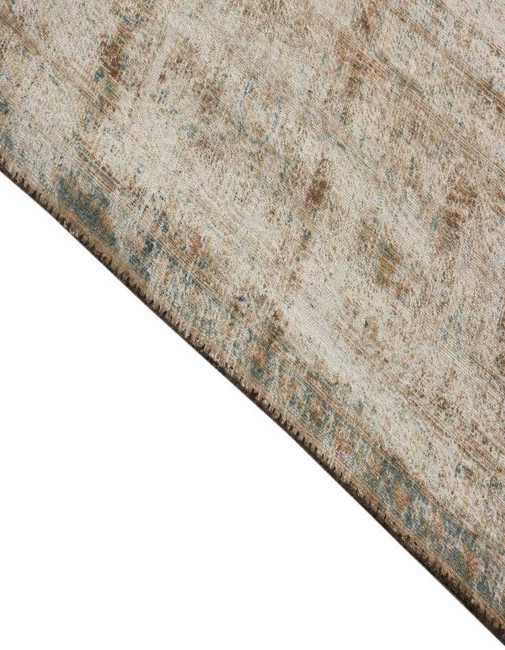 Detail image of  9' 3 x 13'  Hand Knotted Ultra Vintage Persian Wool Rug