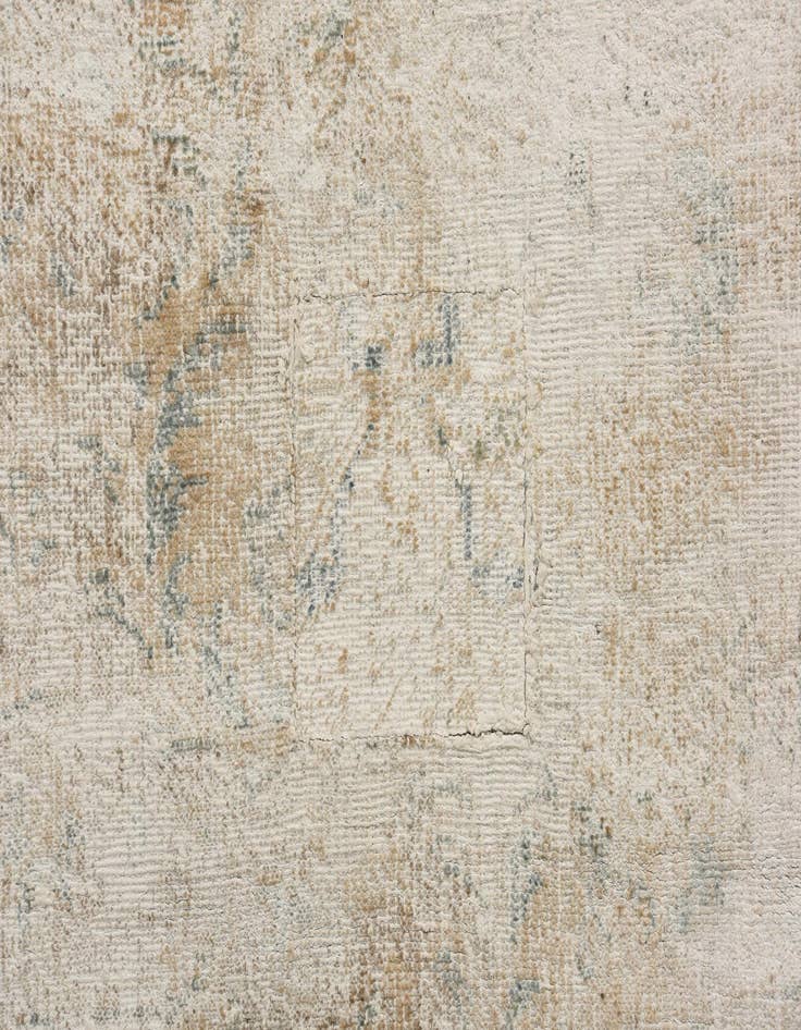 Detail image of  9' 3 x 13'  Hand Knotted Ultra Vintage Persian Wool Rug