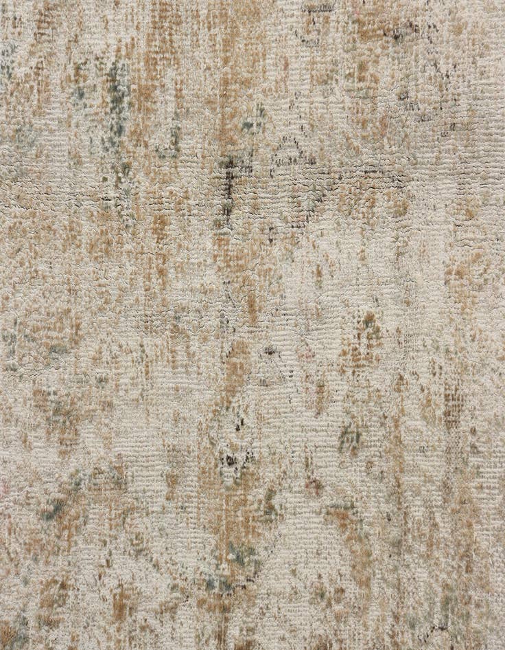 Detail image of  9' 3 x 13'  Hand Knotted Ultra Vintage Persian Wool Rug