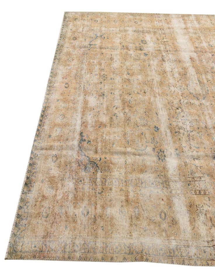 Detail image of  8' 1 x 11' 5  Hand Knotted Ultra Vintage Persian Wool Rug