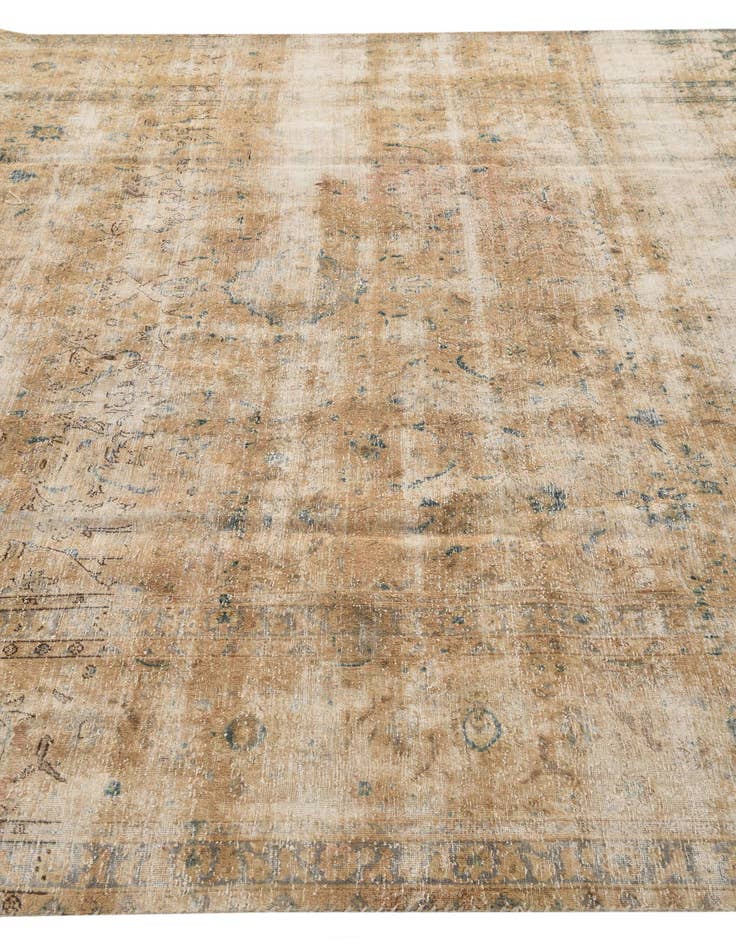 Detail image of  8' 1 x 11' 5  Hand Knotted Ultra Vintage Persian Wool Rug