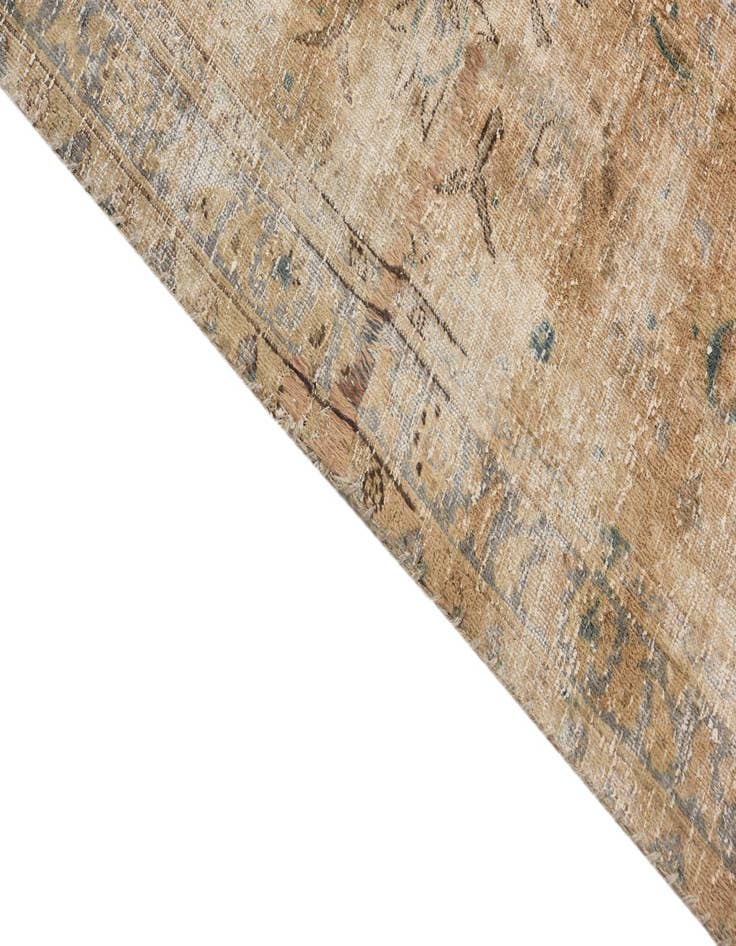 Detail image of  8' 1 x 11' 5  Hand Knotted Ultra Vintage Persian Wool Rug