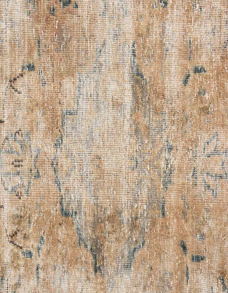 Detail image of  8' 1 x 11' 5  Hand Knotted Ultra Vintage Persian Wool Rug