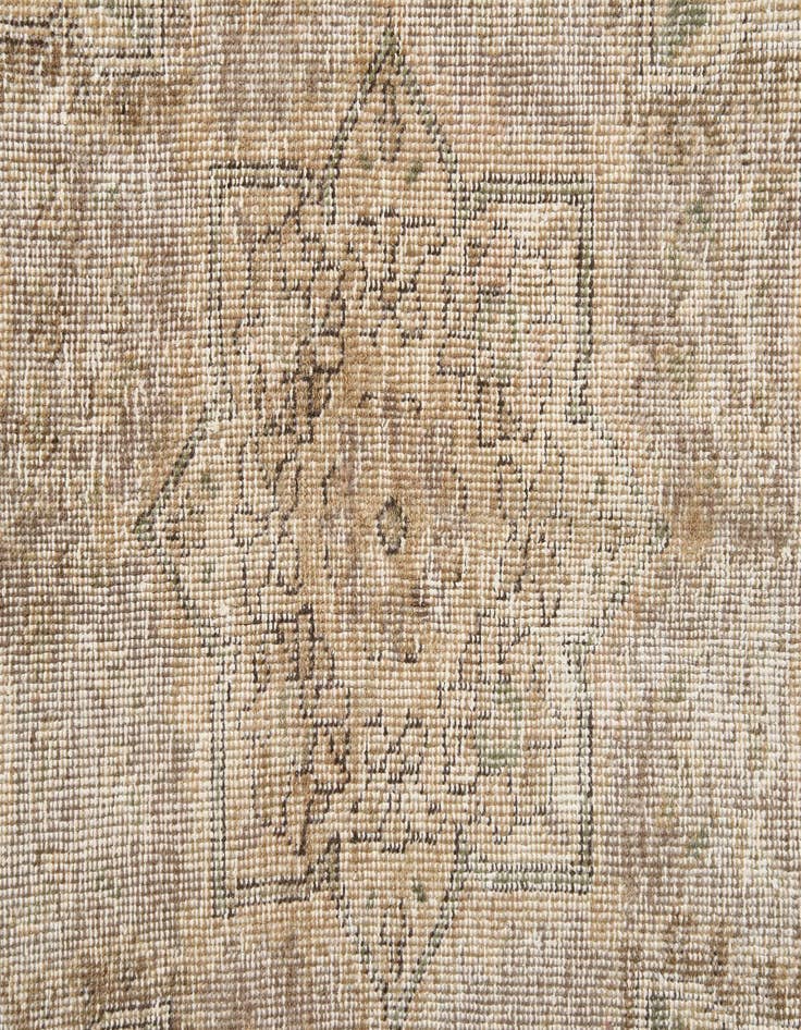 Detail image of  9' 9 x 12' 6  Hand Knotted Ultra Vintage Persian Wool Rug