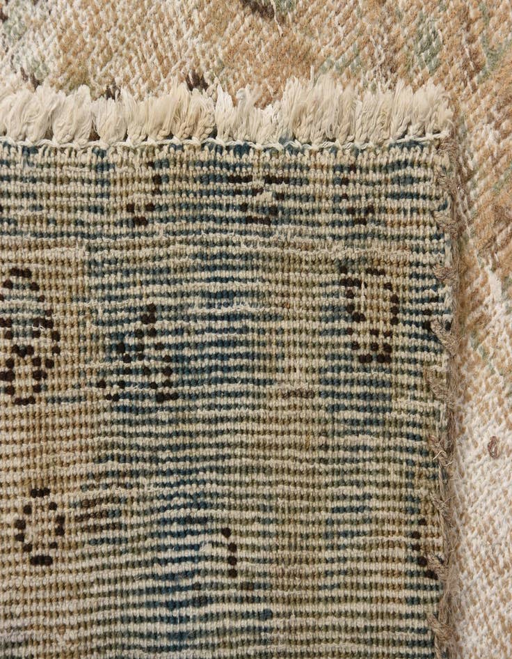 Detail image of  7' 5 x 10' 8  Hand Knotted Ultra Vintage Persian Wool Rug