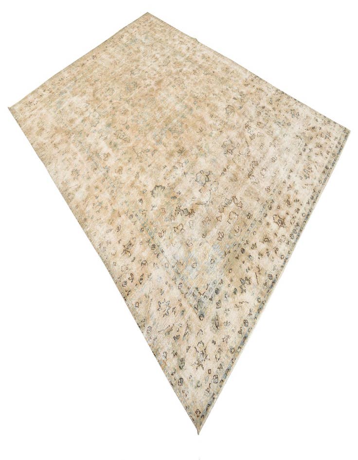 Detail image of  7' 5 x 10' 8  Hand Knotted Ultra Vintage Persian Wool Rug