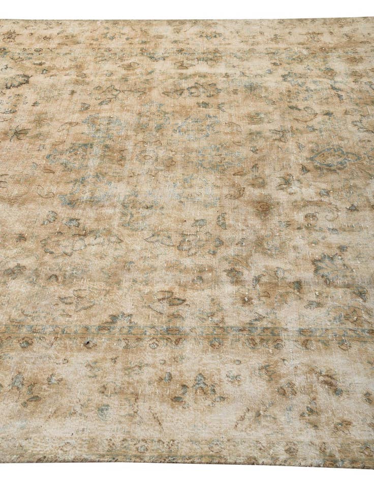 Detail image of  7' 5 x 10' 8  Hand Knotted Ultra Vintage Persian Wool Rug