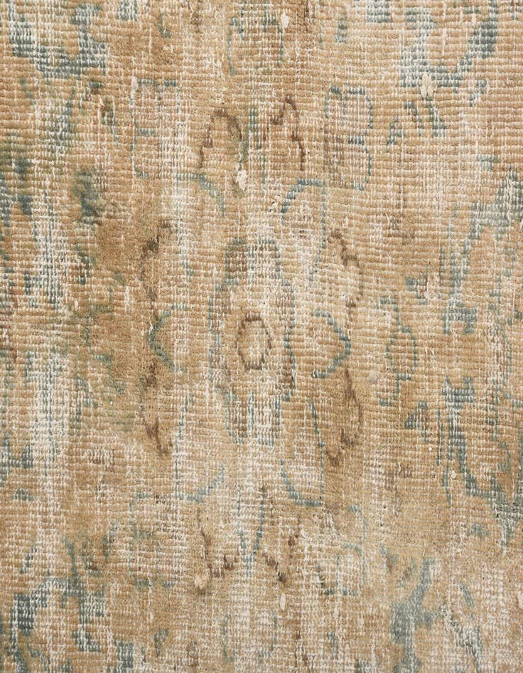 Detail image of  7' 5 x 10' 8  Hand Knotted Ultra Vintage Persian Wool Rug