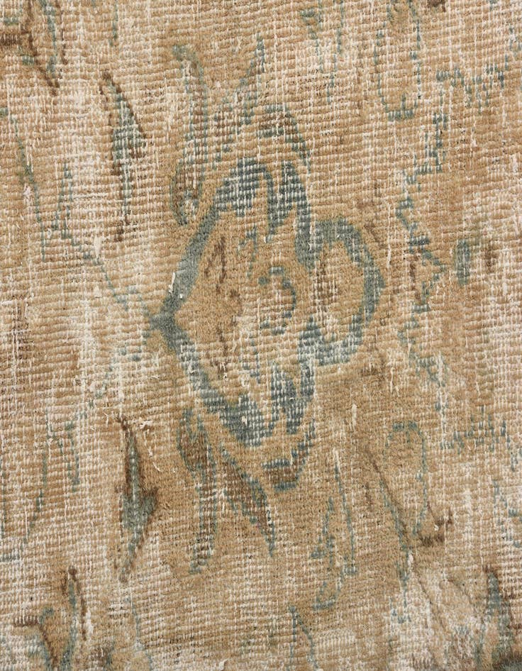 Detail image of  7' 5 x 10' 8  Hand Knotted Ultra Vintage Persian Wool Rug