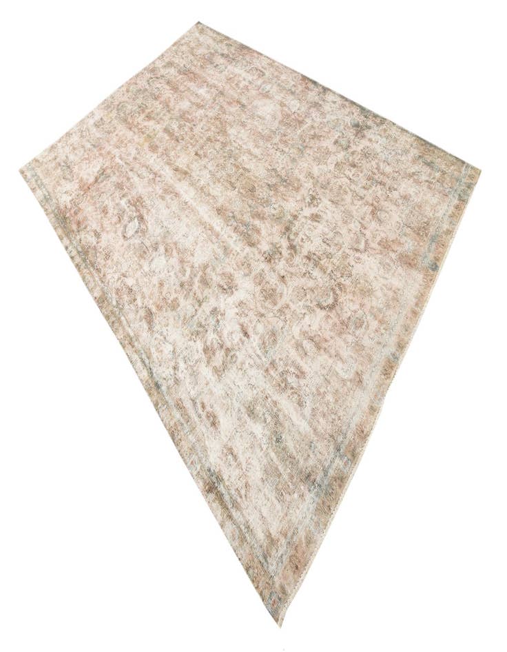 Detail image of  6' 6 x 9' 7  Hand Knotted Ultra Vintage Persian Wool Rug