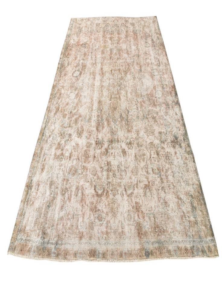 Detail image of  6' 6 x 9' 7  Hand Knotted Ultra Vintage Persian Wool Rug