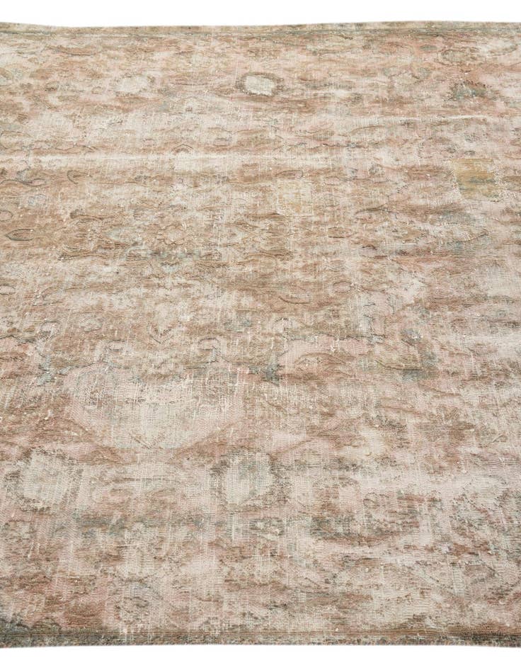 Detail image of  6' 6 x 9' 7  Hand Knotted Ultra Vintage Persian Wool Rug