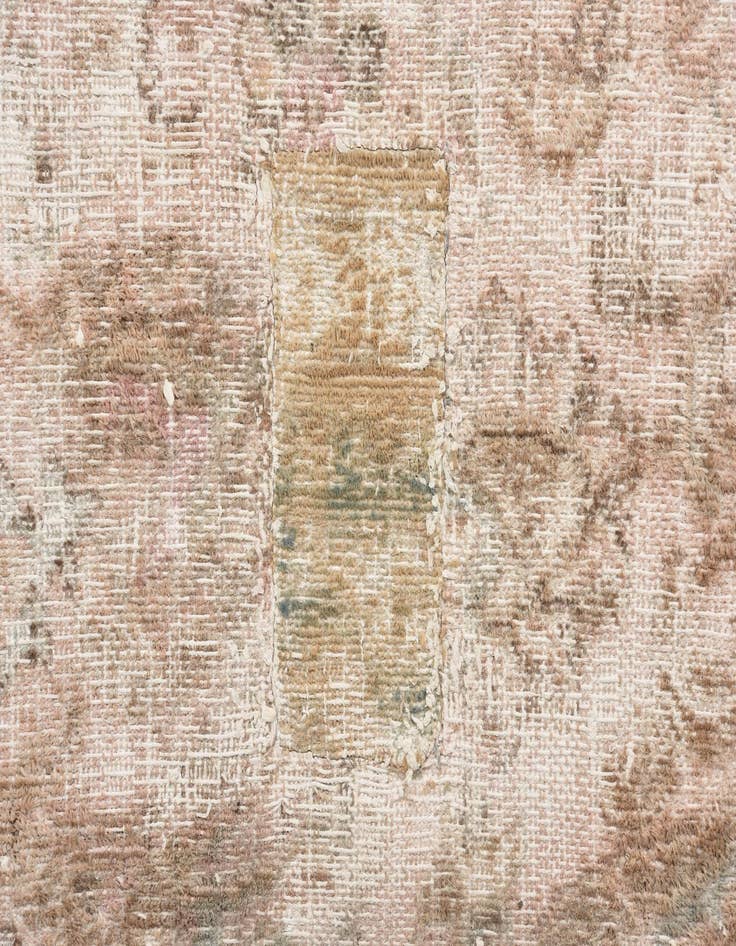 Detail image of  6' 6 x 9' 7  Hand Knotted Ultra Vintage Persian Wool Rug