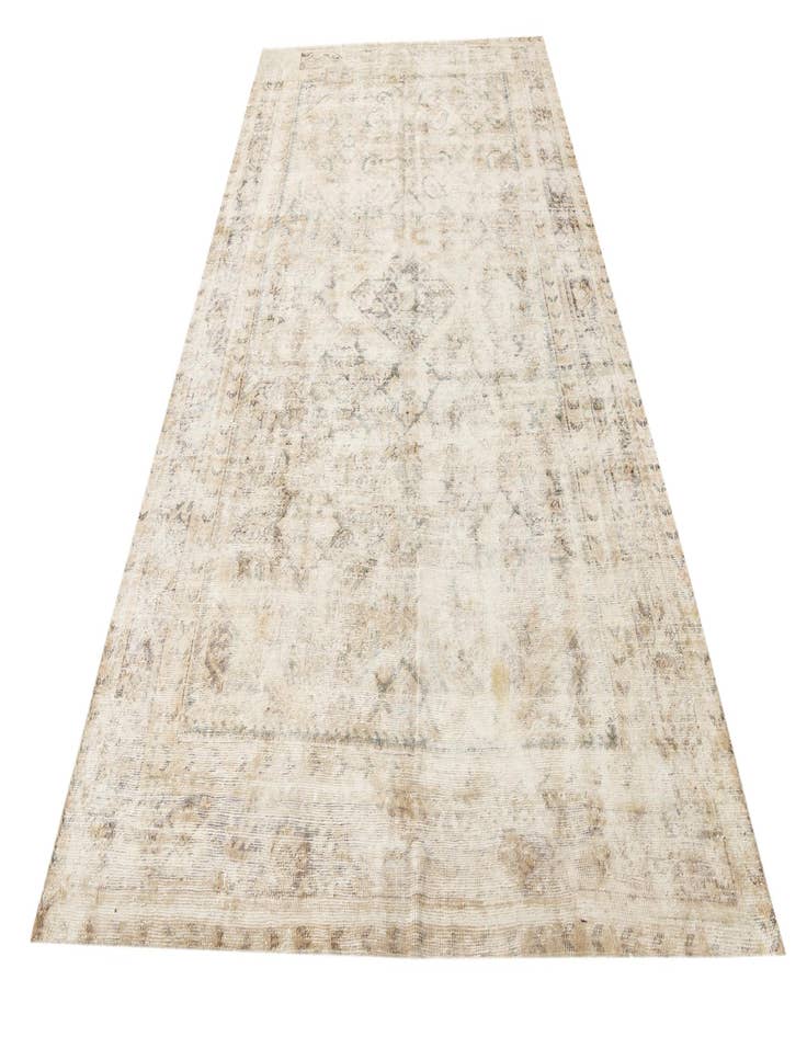 Detail image of  6' 8 x 11' 6  Hand Knotted Ultra Vintage Persian Wool Rug